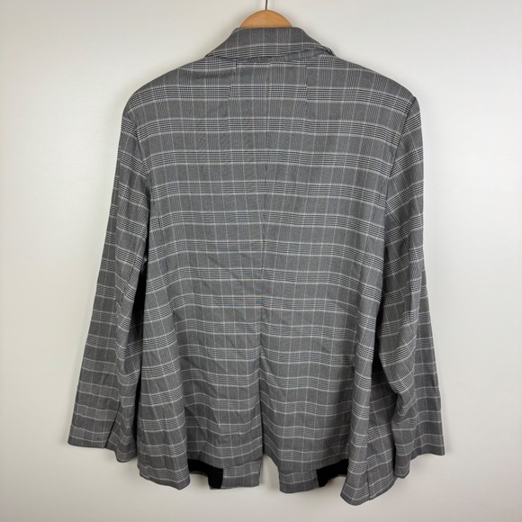Lane Bryant Plaid Blazer Size 22 Career Office Business Academia Workwear Preppy - Picture 4 of 9
